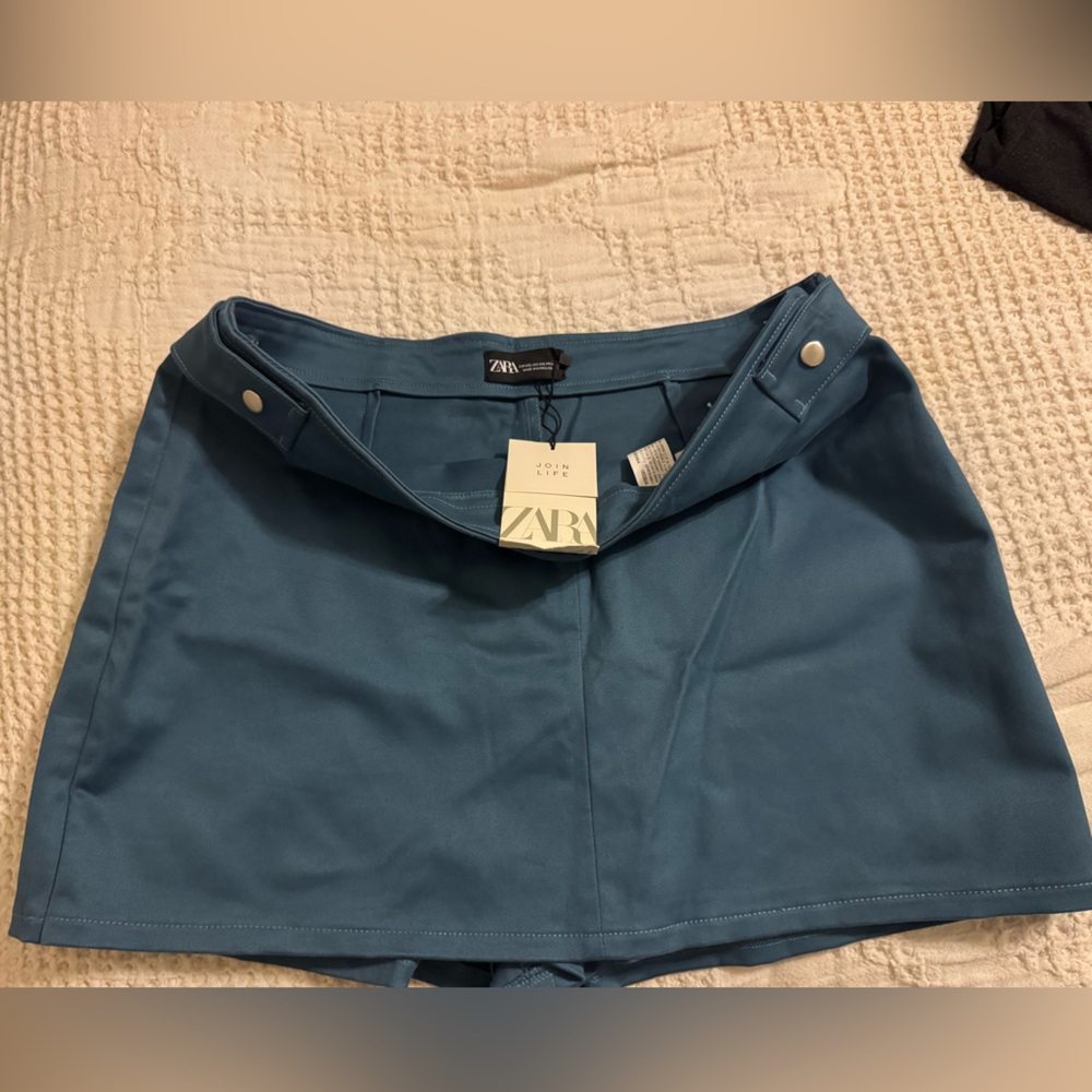 Zara turcoise skort